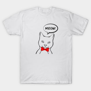 Meow Cat T-Shirt